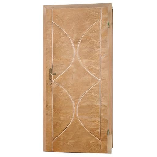 Deurbekleding deurpolstering geluidsbescherming warmte-isolatie deurreparatie voor binnendeuren kleur cappuccino nieuw 04