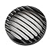Nonuink Garde Calandre Phare pour Harley pour Sportster 883 XL1200 Fer 2004-2014 Moto 5 3/4"tête Lampe Garde Protecteur Phare Gril Couverture