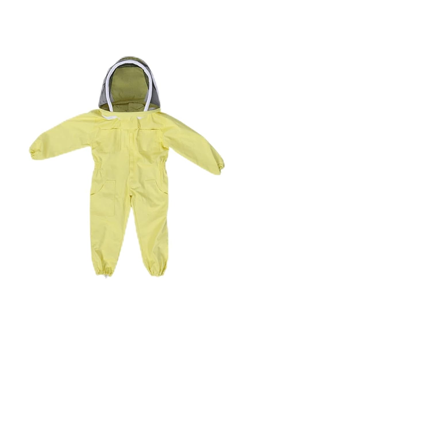 Professional Child Beekeeping Protective Suit | Pure Cotton Safety Jumpsuit for Kids | Essential Bee Farm Visitor Gear | Size M (M)
