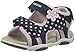 Geox B SANDAL AGASIM GIRL Sandali A Punta Aperta Bambina,Blu (Navy/Pink C0694), 20 EU