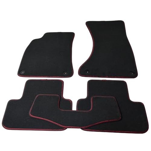 Car Floor Mats for Audi A5 S5 RS5 2010-2016 (B8) Sportback,Gray Inlay