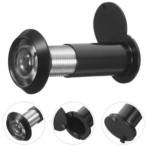 Peephole de porte grand angle 220 degrés avec cache intimité - 4
