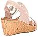 Skechers womens Beverlee - High Tea Wedge Sandal, Pink, 9 US