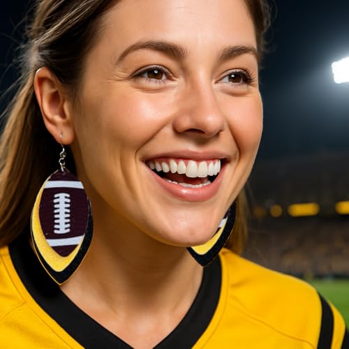 Football Earrings for Women, Football Jewelry, Athletic Team Spirit Accessories2