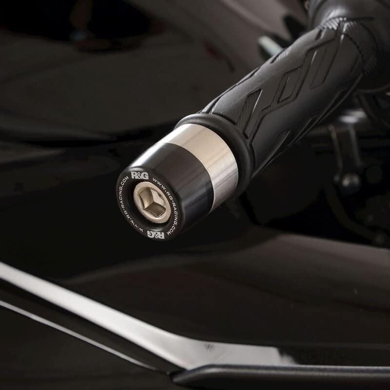 Embouts de guidon R&G Racing noir Suzuki Hayabusa pour éviter la fatigue
