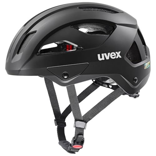 Casque de bicyclette léger adulte uvex Stride noir mat taille 59 60 61 cm réglable