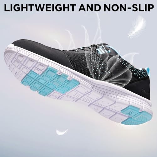 Image of SPIEZ Composite Toe Safety Shoes Women Puncture Proof Work Sneakers ASTM