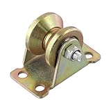 Heberolle aus verzinktem Stahl, V-Nut-Rad, 30 mm, 50 mm, 60 mm, 80 mm, 95 mm, Doppel-Kugellager für 1–8 mm Seil, Kabelschiene, Hardware, 200 kg, maximale Belastung für Schiebetüren, Flügelschienen