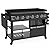 Royal Gourmet GB6000 6-Burner Propane Gas Griddle with Folding Side Tables, 44-Inch Flat Top Grill with Double-Layer Bottom Shelves for Outdoor Party or Backyard Barbecue, Black