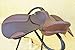 Leather Ride English Saddle Brown Leather treeless GP All Purpose Saddle in 16