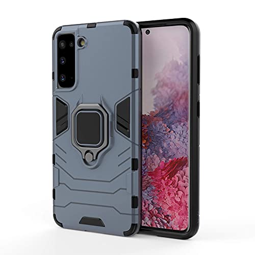 Celular Capa para Samsung Galaxy S21 Capa protetora dupla de silicone à prova de choque + suporte de