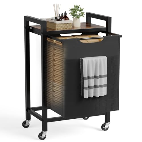 NEWBULIG Laundry Hamper Sorter, Rolling...