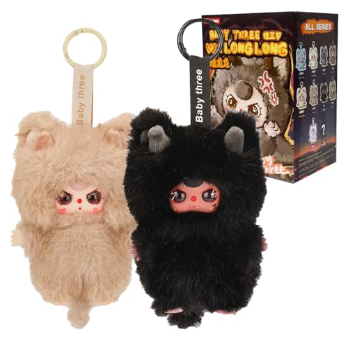 Triiter Baby Three Wa Long Long Series Plush Blind Box (1 of 9 Possible Styles) Cute Figures Collectible Toys Birthday Gifts (1Pc-Blind Box)