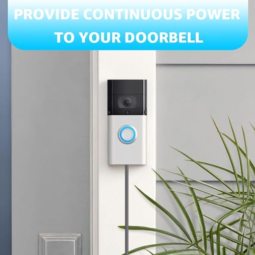 ConBlom Türklingel Transformator, 24V/500mA Türklingel Netzteil Transformator Kabel mit 8M (317.4) Kabel