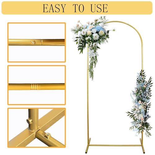 Support d'arche de mariage en métal de 1,8m pour décorer vos fêtes - 5