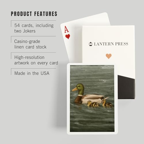 Baraja de Póker 52 cartas adultos Mallard Ducks miniatura 3