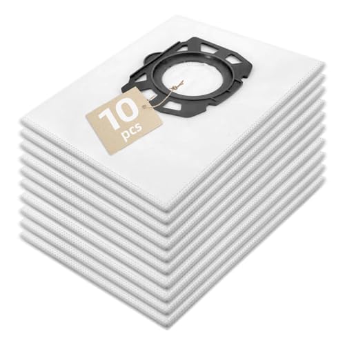 Zeeorymn Lot de 10 Sacs 2.863-314.0 pour Aspirateur Karcher WD2 Plus,WD3 S,WD3 V,KFI...