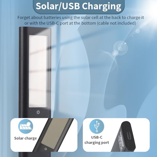 Image of Rechargeable Solar Remote Replacement for Samsung Smart TV, Solarcell, USB-C /Type C Fast Charging, Voice&BT, Compatbile with Samsung Remote Control for Smart TV 2025-2018
