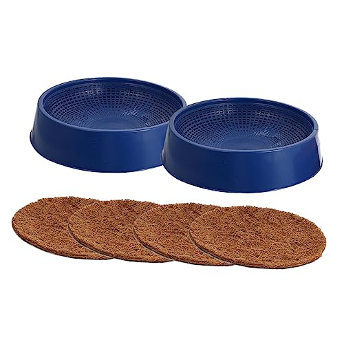 minkissy 1 Satz Brieftauben Becken Vogelbrutnest Papageien Nistschale Für Tauben Taubennest Kunststoff Brutnest Kunststoff Nistplatz Für Tauben Terrarium Das Vogelnest