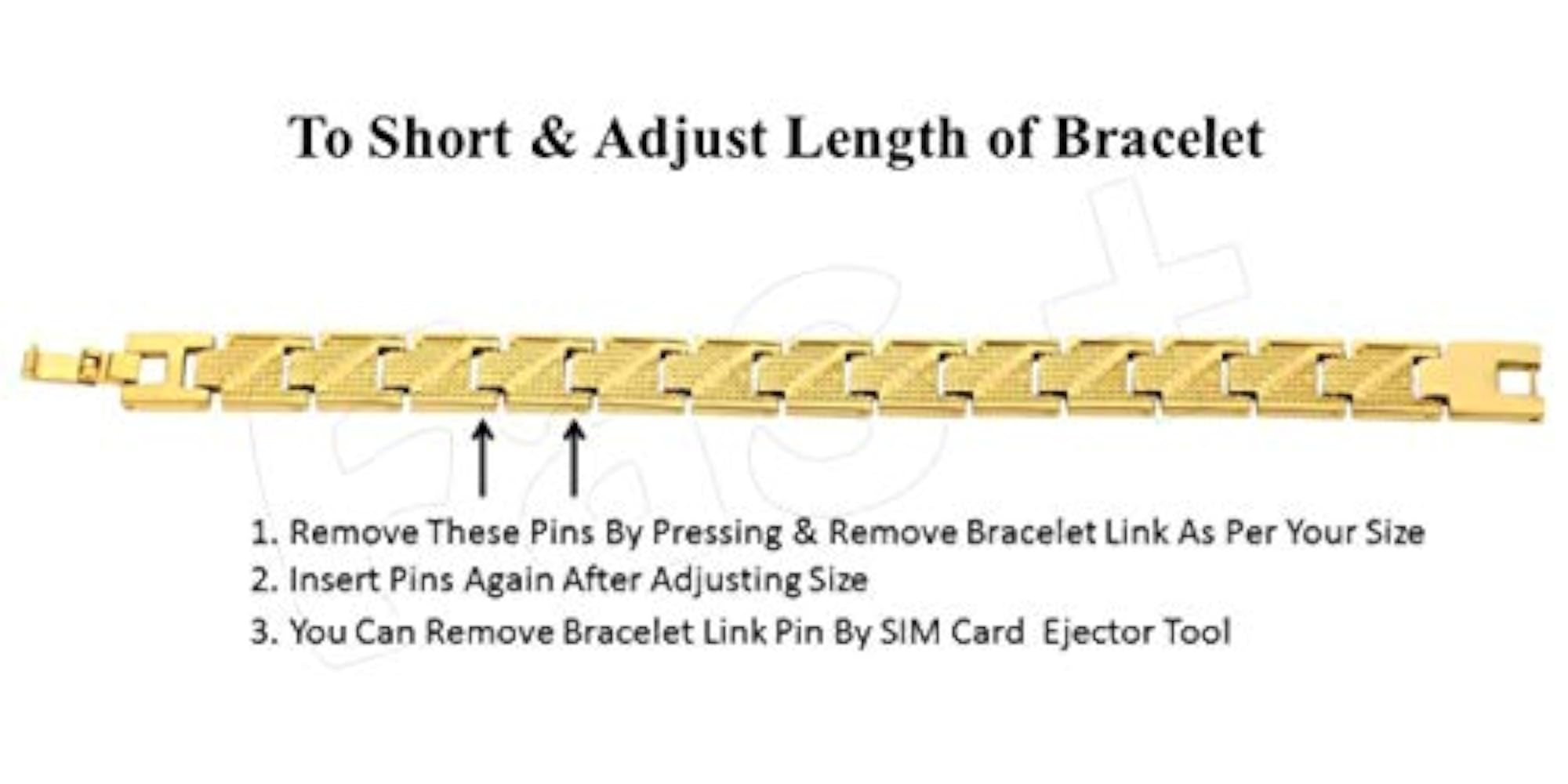 + Brass Premium High Durable Pvd Gold Plating Looser Bracelet for Men