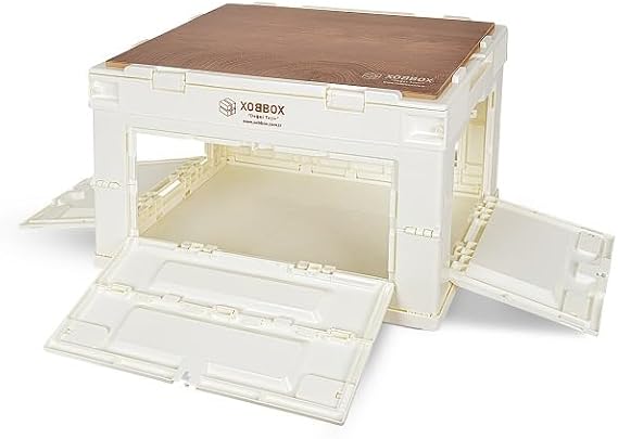 XOBBOX XF50W Katlanan Kamp Masası/Kamp Kutusu/Kampta Karavanda Araç Bagajında Marinada Piknikte