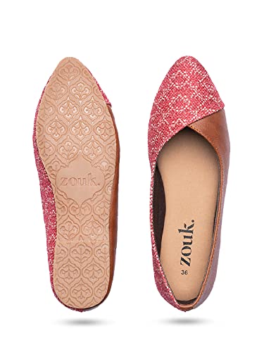 Image of ZOUK Women's Vegan Handcrafted Office Bellies