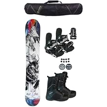Symbolic Nightmare Baphomet Snowboard & Bindings & Boots with Bag Bonus Complete Package