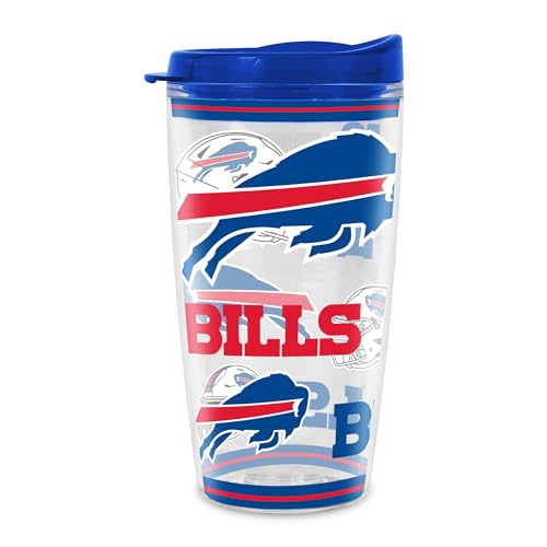 Image of Rico Industries NFL Football Double Wall Mayhem 16oz Tritan Tumbler W Lid