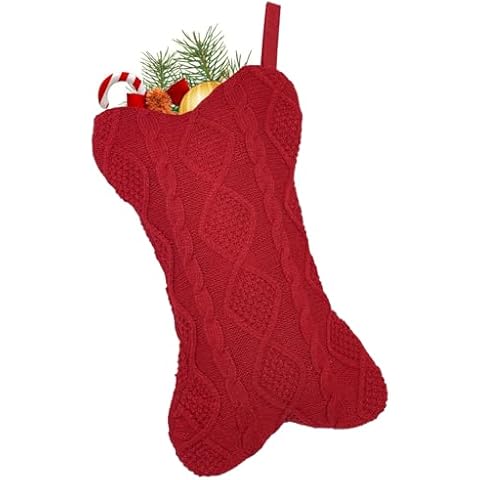 SONKONIA Bone-Shaped Dog Stocking Cover