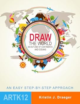 Paperback Draw the World: An Outline of Continents and Oceans Book
