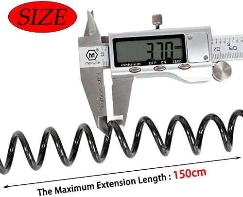 DFsucces 1 PCS Motorcycle Helmet Lock Bicycle Combination Lock 150 CM Portable Wire Lock Mountain Bike Helmet Combination Lock