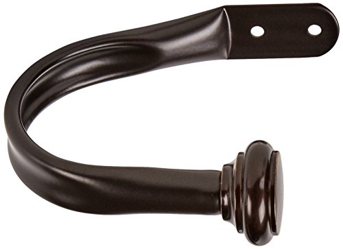 Image of amazon basics Decorative Curtain Holdback /Tieback, Set of 2, Bronze
