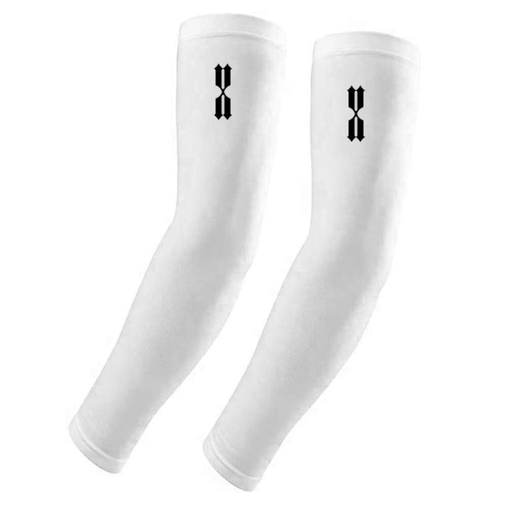 Manchons de gants chiffres romains 10 noir pour vos sorties en plein air
