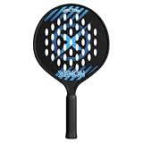 Vector Spin Max Version 2 Platform Tennis Paddle by Xenon Paddle, Oversize Head, Even Balance Point, Medium Firmness Foam Core, Power and Control, 4.25” Grip