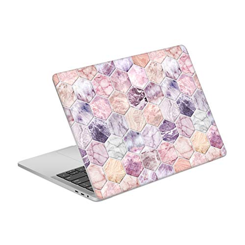 Sticker MacBook Pro 13 A2159 peau vinyle marbre quartz améthyste