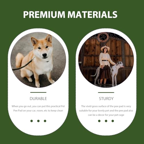 Gazon synthétique pour chien COLLBATH tapis de propreté antidérapant - 6