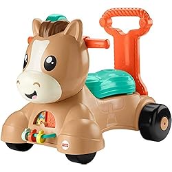 Fisher-Price Walk Bounce & Ride Pony, Infant to Toddler Musical Walker and Ride-on Toy Fisher-Price Walk Bounce & Ride Pony, Infant to Toddler Musical Walker and Ride-on Toy