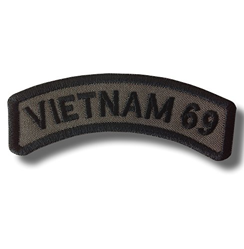 Vietnam 69 - bordado parche, 9 X 3 cm