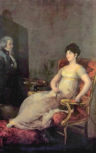 Portrait de María Tomasa Palafox Peinture Poster Goya 60x90cm