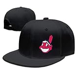 YVES Cleveland Indians Logo Blank Baseball Cap Ash Black