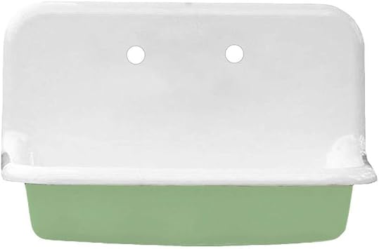 Vintage Tub & Bath 30 Inch Cast Iron High Back Farm Sink