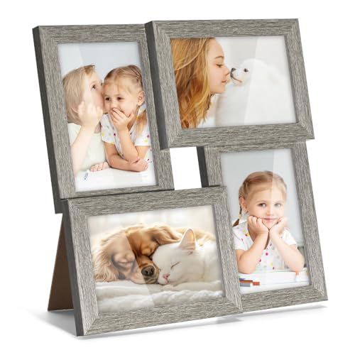 TWING 4x6 Collage Picture Frames Grey, Family Collage Picture Frames Wall Decor, Ideal Gift for...