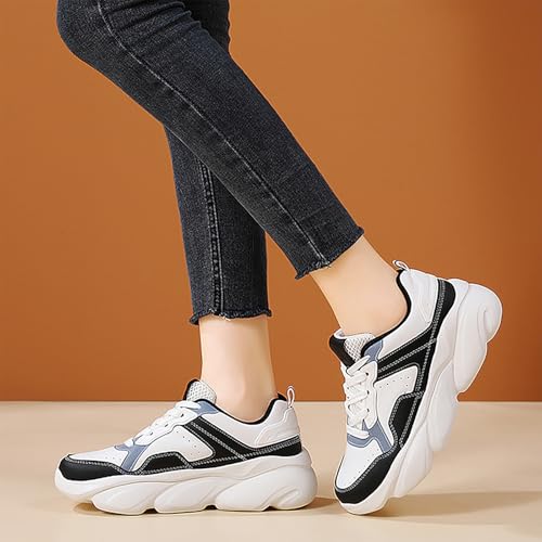Zapatos de trabajo de mujer negros: calzado ligero de primavera verano para caminar 4