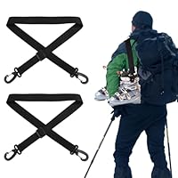 lasuroa 2 Stück Tragbare Skitragegurte, Skitragegurt Skitaschen-Schultergurt Rucksackgurte Skigurte Skate-Leine Skischuhtragegurte Ski-Schulterschlinge Rollschuh-Leine