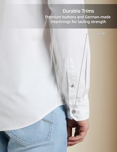 Image of Symbol Premium Men's Casual Cotton Poplin Shirt (Regular Fit)