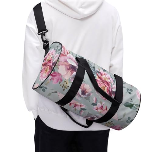 Sac de voyage roses rétro idéal pour un week-end nature - 6