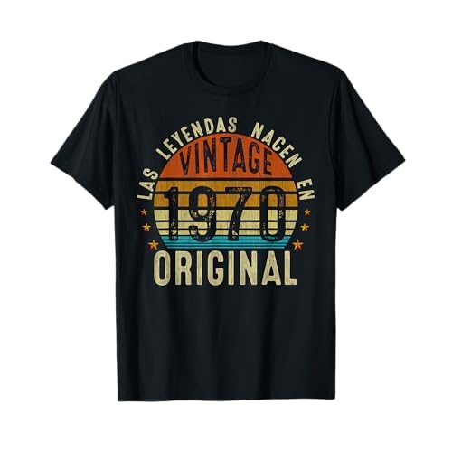 55 años Cumpleaños Hombre Regalo Original 1970 Camiseta