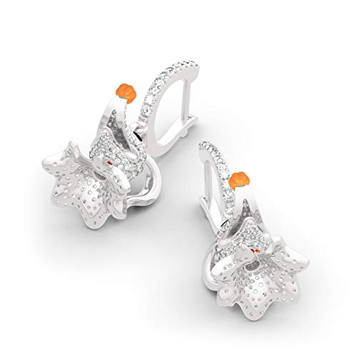 Jeulia 1 Carat Zero Necklace for Women Men 925 Sterling Silver White Diamond Pendant Necklace Halloween Jewelry Romantic Jewelry Gift for Her X-mas Festival Birthday Gift2