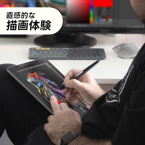 Image of ViewSonic (From USA)33.85 Cm (13.33 inch) FHD Digital Graphics Pen Tablet, Second Screen for Laptop with 8192 Pen Pressure, 6 Express Keys, EMR Battery-Free Pen, 2 x Type-C, 1 Mini HDMI, 815g, 7mm GD1330.