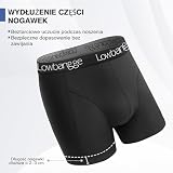 Lowbangge Premium Bokserki Męskie, Majtki （9 sztuk）, Bawełna, Komfortowy krój i idealne dopasowanie